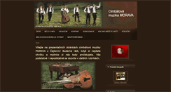 Desktop Screenshot of moravacimbalka.cz